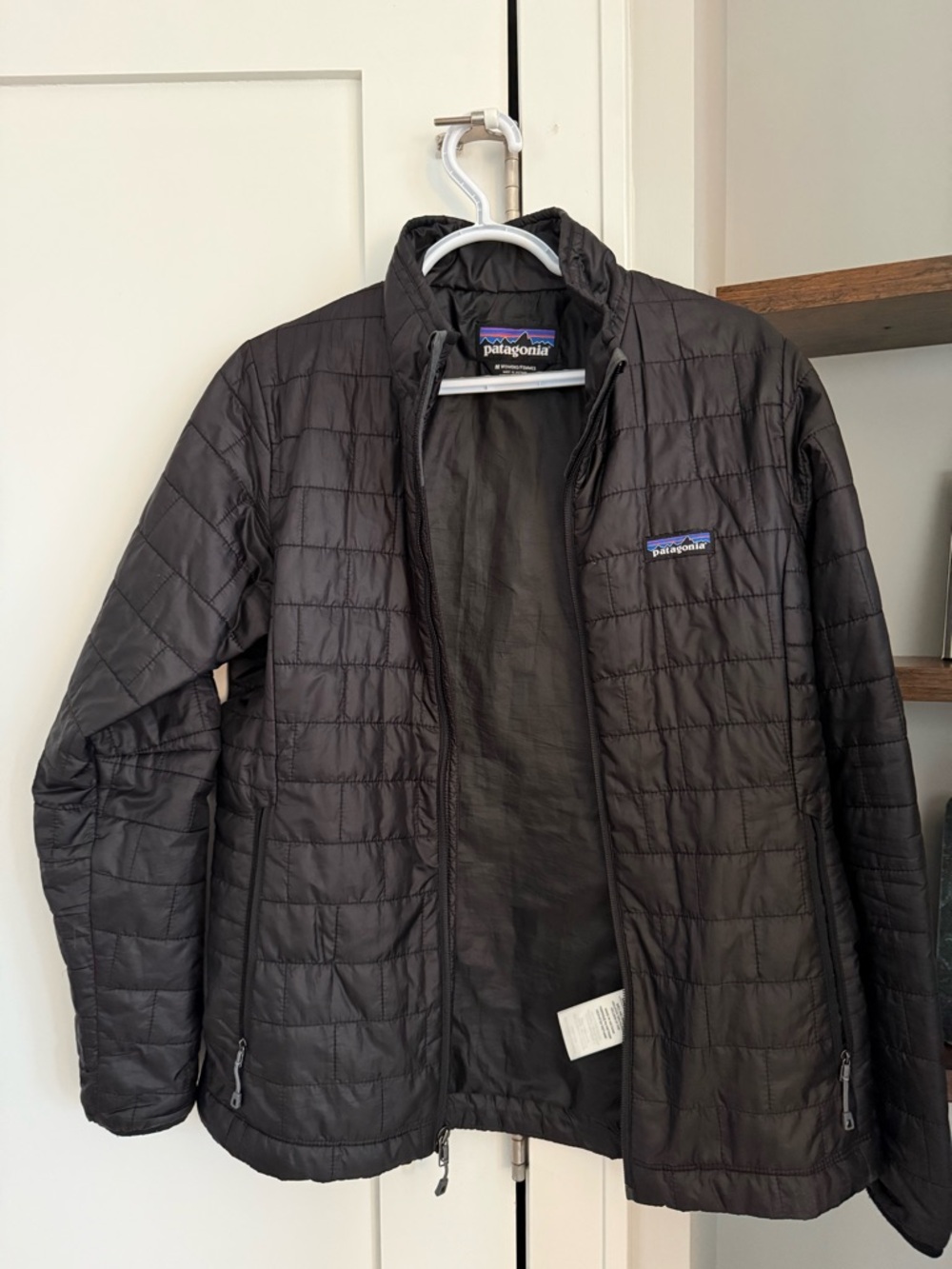 Patagonia Black Quilted Women's Lightweight Puffer Jacket